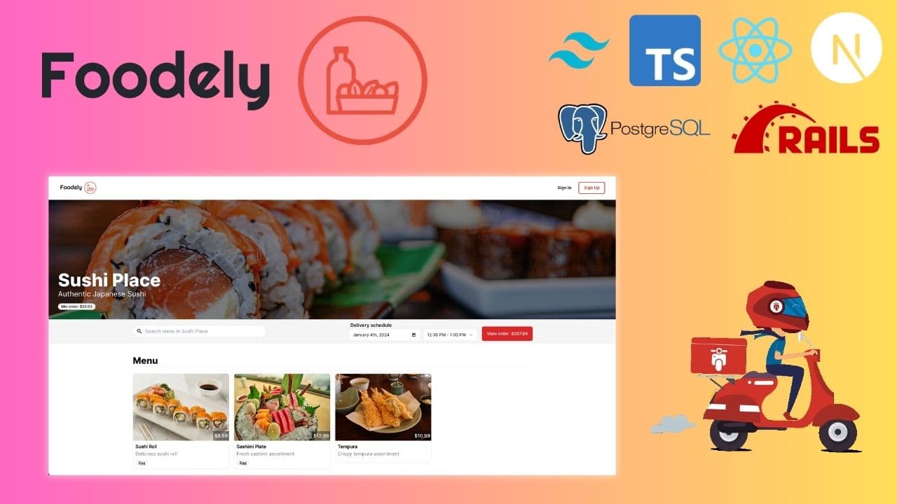 Foodely (Office catering app)